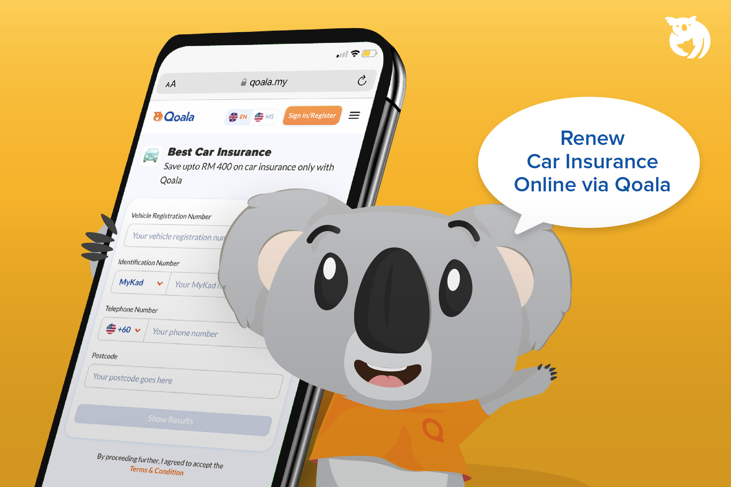 Just 1 Minute, Renew Car Insurance & Motor Insurance Online With Qoala