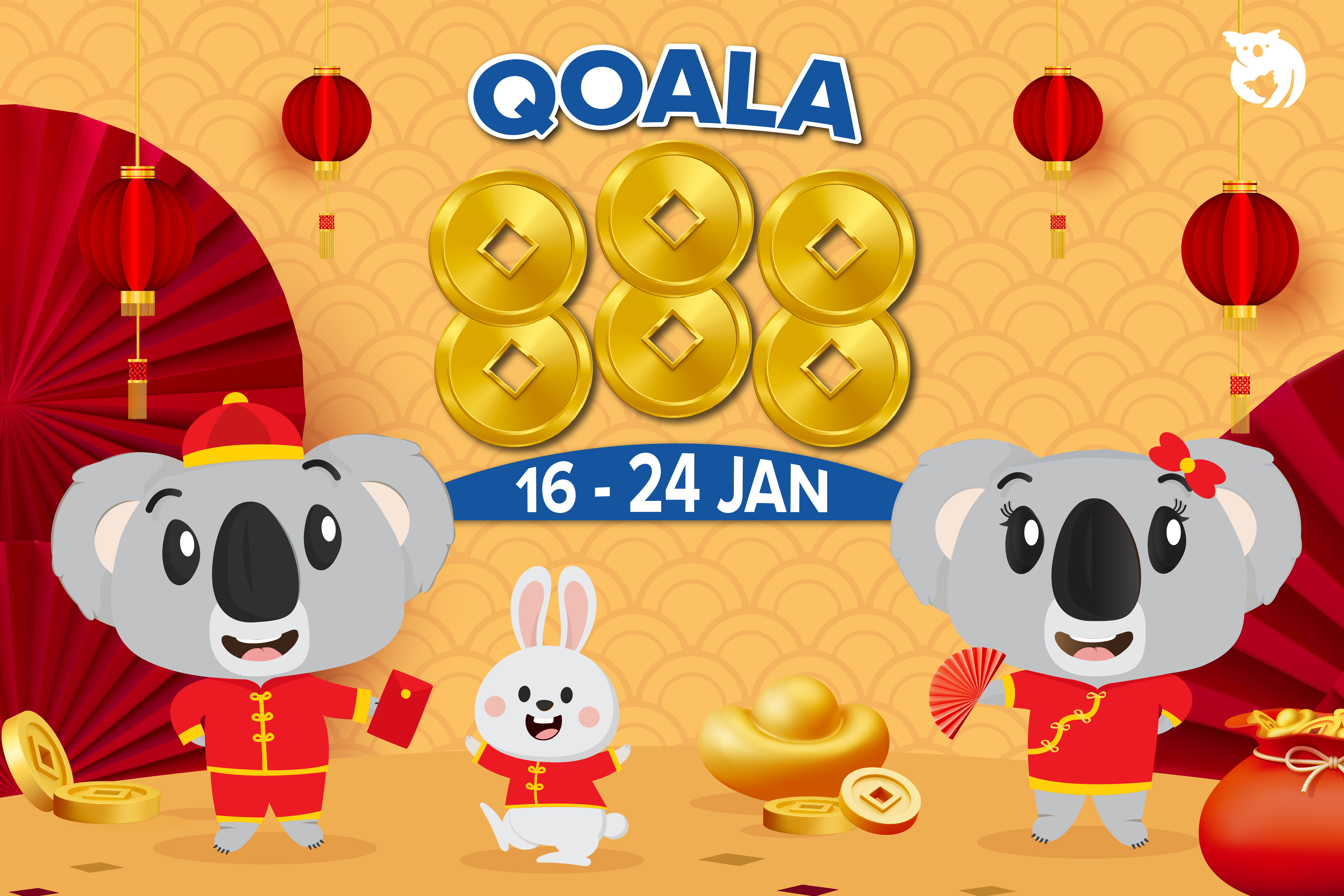 Qoala 888 More ONG, More HUAT! Exciting CNY Promo for You
