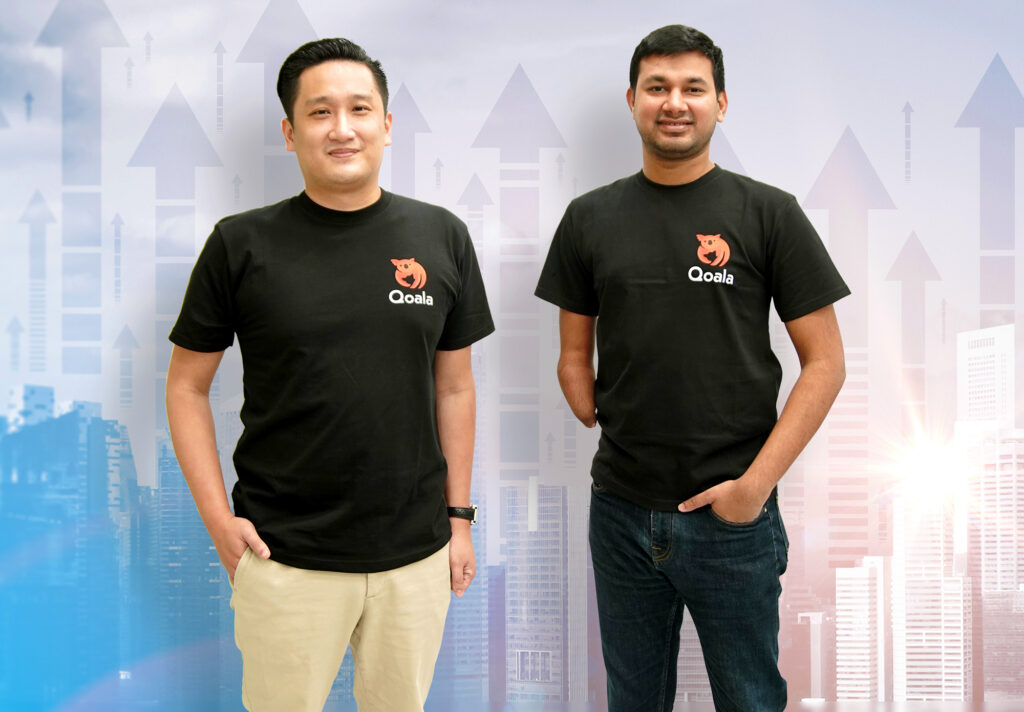 Tommy Martin (Deputy CEO and Co-founder of Qoala), Harshet Lunani (CEO and Founder of Qoala)