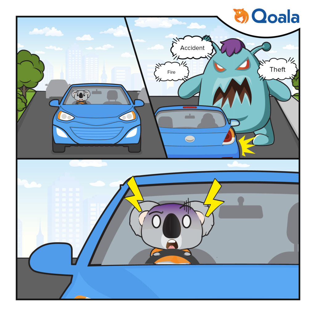 Importance of Car Insurance | QoalaMY Comic Page 1